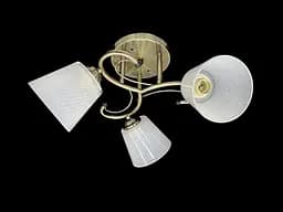 Люстра потолочная на 3 плафона 7051C/3 Бронза