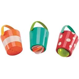 Набор игрушек для ванной Hape Счастливые ведерки 3 шт. (E0205)