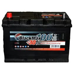 Акумулятор BlackMax 100Ah ASIA (+/-) 850EN 305 х 173 х 225 мм