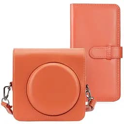 Набір аксесуарів для камери Instax Square SQ1 Чохол та Фотоальбом на 80 фото помаранчевий