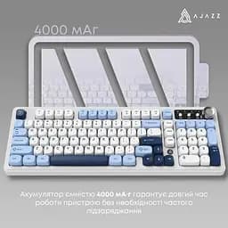 Клавіатура Ajazz AF98 PLUS Glacier Blue (AF98-PLUS-GB) - мініатюра 10