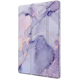 Чохол-книжка BeCover Soft Edge TPU з кріпленням для стілусу для Xiaomi Redmi Pad SE 8.7" Purple Marble (712577) - мініатюра 3