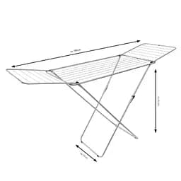 Сушарка для білизни підлогова Casa Si Kolibri 18m Silver (CS42191C06), Сріблястий - мініатюра 3