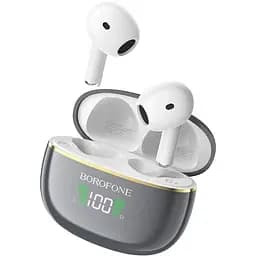 Наушники Borofone BW30 Cheerful true wireless BT headset Bright Metal Gray
