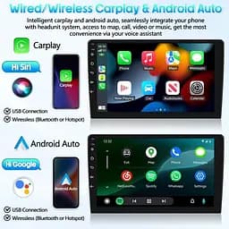 Автомобільна стереосистема 4G+64G CarPlay Android 14 для Peugeot Expert для Citroen Jumpy 3 2016-2023 9 дюймів з Wireless Carplay - мініатюра 7