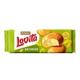 Здобне печиво Roshen Lovita Blondie Brownie зі смаком лимоном 152 г