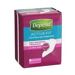 Урологічні прокладки Depend Ultra Mini Liner 12 шт.