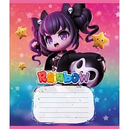 Зошит учнівський "Куромі" Leader 012-520064L-5 в лінію, 12 аркушів