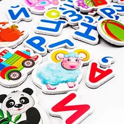 Абетка Vladi Toys магнітна з дошкою, укр. мова (VT5412-01) - мініатюра 5