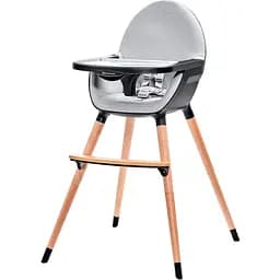 Стільчик для годування 2 в 1 Kinderkraft Fini чорний (00-00158389)