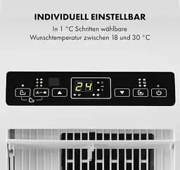 Кондиціонер мобільний KLARSTEIN Metrobreeze Rome 10 000 BTU/3,0 кВт EEC A+ 49 м2 10029856 - мініатюра 4