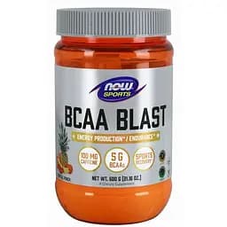 Аминокислота BCAA Now Sports BCAA Blast Powder Фруктовый пунш 600 г