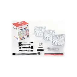 Кулер до корпусу Enermax SQUA RGB WHITE 3x 120 mm (3 PACK) (UCSQARGB12P-W-BP3) - мініатюра 6