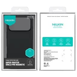 Чохол Nillkin Matte Magnetic Pro для Apple iPhone 17 Pro (6.3) Чорний / Black - мініатюра 6