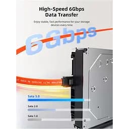 Кабель для передачі даних SATA III 0.5m Cabletime (CA915897) - мініатюра 4