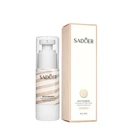 Тональний крем для обличчя зволожуючий двофазний Sadoer Concealer Two Tone 35 мл, Натуральний