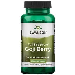 Ягоди годжі Swanson Goji Berry 500 мг 60 капсул (100-55-7760364-20)