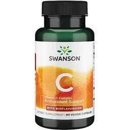 Вітамін С Swanson Vitamin C Complex with Bioflavonoids 60 капсул