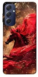 Чохол Demsky Red sparkles Horse для Samsung Galaxy M54 5G