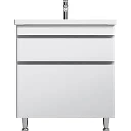 Тумба з умивальником AM.PM Hit підлогова 75 см білий M93A-FSX0752-WC0752WG38 Білий