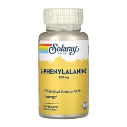 Амінокислота Solaray L-Phenylalanine 500 мг 60 капс