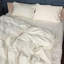 Простирадло MirSon Сатин 22-1388 Lemon Geometry 220x240 см (2200010473476)