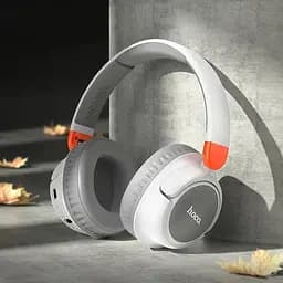 Навушники Hoco Adventure BT headphones W43 сині до 25 годин - мініатюра 6