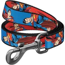 Поводок для собак Waudog Nylon нейлоновый, рисунок "Сила Супермена", S