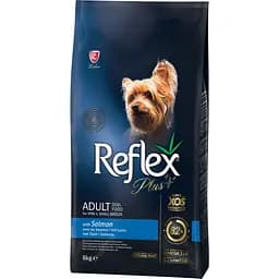 Сухой корм для собак малых пород Reflex Plus с лососем 8 кг