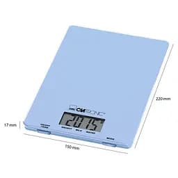 Ваги кухонні CLATRONIC KW 3626 Blue - мініатюра 4