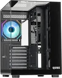 Корпус QUBE AQUARIUM ARGB BLACK AQUARIUM_GBNU3 - мініатюра 4