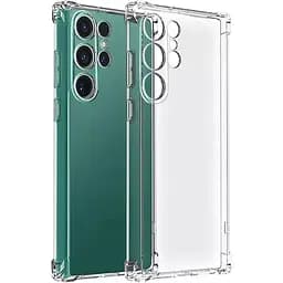 Чехол GETMAN Ease logo Full Camera для Samsung Galaxy S24 Ultra Transparent [117310]