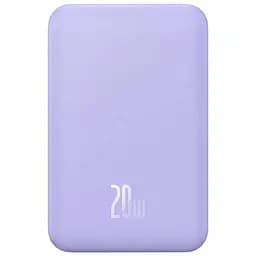 Портативний ЗП Power Bank Baseus Magnetic Mini OS 20W c БЗП 10000 mAh (PPCX110105) Purple
