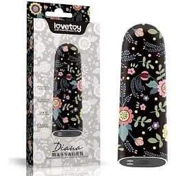 Вибратор для клитора Lovetoy Diana Massager 8.5 см (черный)