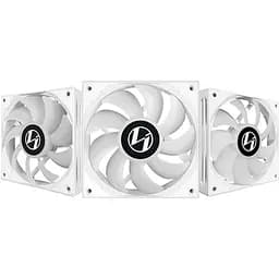 Кулер до корпусу Lian Li ST120-3 Triple White (G99.12ST3W.00) - мініатюра 3