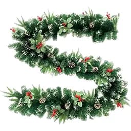 Гирлянда искусственная МВМ My Home Хвоя с шишками 2 м зеленая (TR-03-200 GREEN)