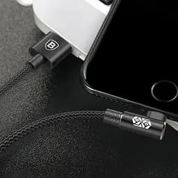 USB-Кабель Baseus MVP iPhone 7, 8 X L Shape кутовий чорний 1 м