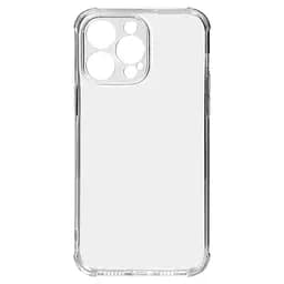 Прозрачный чехол для Apple iPhone 14 Pro Max с защитой камеры и усиленными бортами, тонкий, силиконовый, бесцветный, ударостойкий, противоударный бампер c закрытой камерой, ArmorStandart (ARM65249)