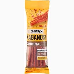 Набір: Кабаноси Дмитрук Original зі свинини 80 г + Ковбаски Tarczynski Kabanos Exclusiv Wieprzowe с/к 90 г - мініатюра 2