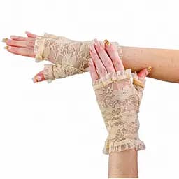 Митенки из гипюра