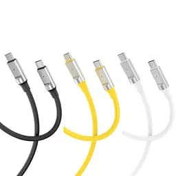 Кабель XO NB-Q252B PD 60W/1 м Type-C to Type-C Fast Charging Чорний