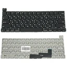 Клавіатура для ноутбука APPLE (MacBook Pro: A2289 (2020)) rus, black, під підсвічування, SMALL Enter (оригінал)