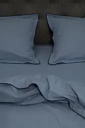 Комплект постільної білизни полуторний 155х215 см варена бавовна White Dream Блакитно-сірий (2005/2)