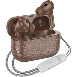 Беспроводные TWS наушники Hoco EQ9, вакуумные, BT5.3, 40mAh, 300mAh, 7h, brown