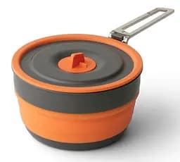 Кастрюля складная Sea to Summit Frontier UL Collapsible Pot 1 L Черно-оранжевый