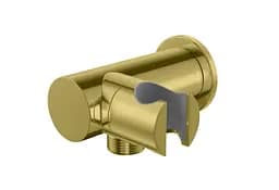 Душова система Kohlman Experience 25 gold з термостатом + BOX прихованого монтажу KPL-QW432EGDR25, Золотий - мініатюра 6