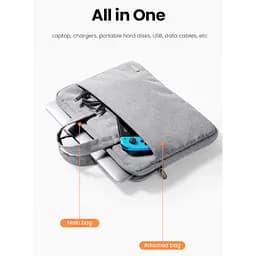 Сумка UGREEN LP437 Laptop Bag 13''-13.9'' (Gray)(UGR-20448) (UGR-20448) - мініатюра 6