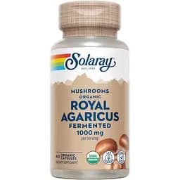 Добавка Solaray Org Grown Fermented Royal Agaricus 500 мг 60 капсул
