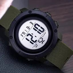 Наручний годинник чоловічий 1426AGWT Army Green-White Skmei acs0030749 - мініатюра 3
