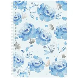 Блокнот Axent Flower Sym 1 на спіралі А5 в клітинку 80 аркушів (8033-5-A)